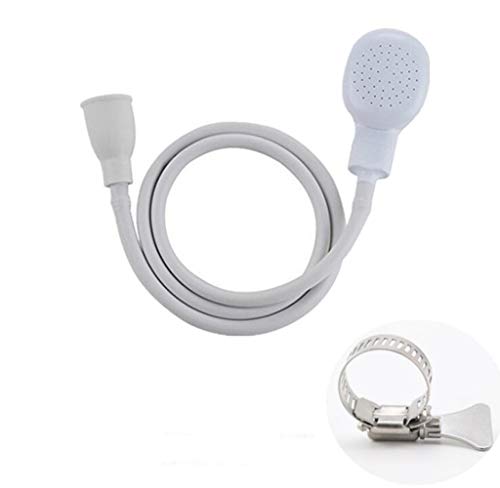 Haustier Duschkopf, Tragbarer Duschschlauch Gummischlauch, Duschkopf Waschbecken sprayer shampoo sprayer von QUUPY