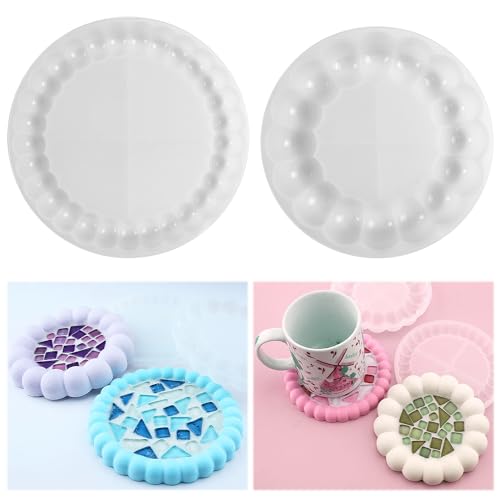 QUVBKZ 2 Stile Bubble Tray Form Untersetzer Silikonform Harz Gießform Beton Zement Bastelformen, Silikonformen Gießformen, Resin Silikonform, Kerzen Formen Silikon QUVBKZ 2 Stile Bubble Tray Form Untersetzer Silikonform Harz Gießform Beton Zement Bastelformen, Silikonformen Gießformen, Resin Silikonform, Kerzen Formen Silikon von QUVBKZ