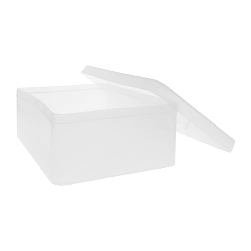 QUVIO Aufbewahrungsbox - Abnehmbarer Deckel - Aufbewahrungsbox - Vorratsbehälter - Aufbewahrungsbehälter - Organizer - Transparent - Kunststoff - 21 x 30 x 11 cm von QUVIO