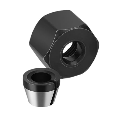 1 Satz 6 mm 6,35 mm 8 mm Spannzangenfutter mit Mutter – Langlebiger Klemmschleifkopfadapter for Stabschleifer(8mm) von QUVUOAIHK