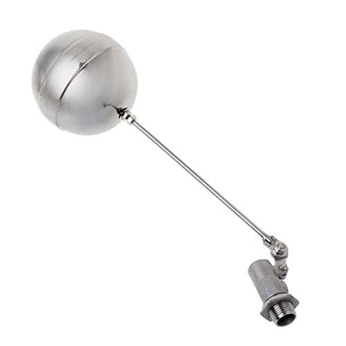 DN15 Edelstahl-Schwimmerventil for Wassertank, Luftbefeuchter, Brunnen und Aquarium – einstellbarer Durchflusskontrollsensor von QUVUOAIHK