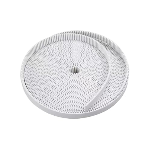 HTD 5M Polyurethan-Synchronzahnriemen – 10–40 mm Breite for 3D-Drucker und CNC-Maschinen(White,1meter 15MM) von QUVUOAIHK