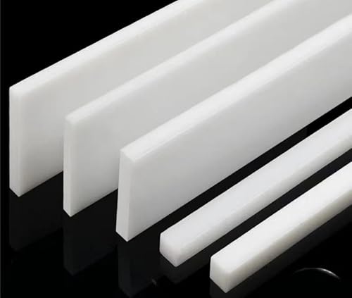 Hochfestes, weißes, rechteckiges Nylonblech – 1 Meter lang x 80 mm breit, 2–10 mm dick, for Heimwerkerarbeiten, Bearbeitung(8mm) von QUVUOAIHK