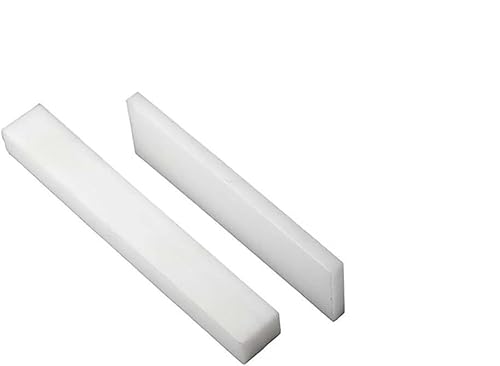 Hochfestes weißes Nylonblatt – 1 m lang x 90 mm breit, 2–10 mm Dicke for die Bearbeitung, Heimwerkerarbeiten, Modellbau(4mm) von QUVUOAIHK