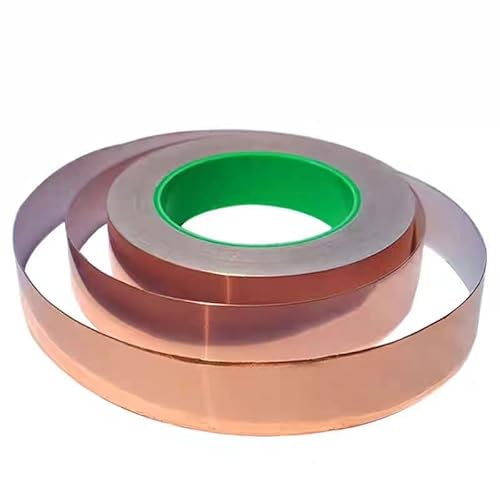 Hochleistungs-Kupferfolienband mit leitfähigem Klebstoff for EMI-Abschirmung und elektrische Reparaturen – 20 m Länge, 0,1 mm Dicke, 5–15 mm Breite(15mm) von QUVUOAIHK