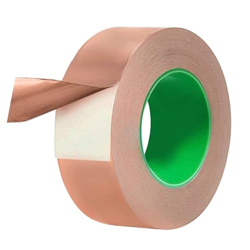 Hochreines Kupferfolienband mit leitfähigem Klebstoff – 0,06 mm dick, 25 m lang, 12–20 mm breit(12mm) von QUVUOAIHK