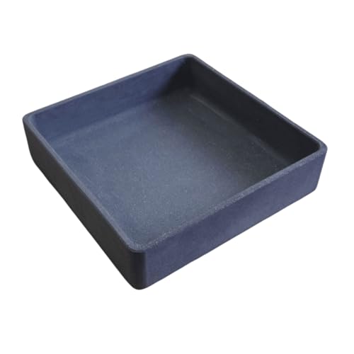 Hochtemperaturbeständiger Siliziumkarbid-Tiegel – rekristallisierter SiC-Saggar-Tiegel for Schmelzen von Metallen, Haltbarkeit bis -1650 °C(290 * 190 * 8mm) von QUVUOAIHK