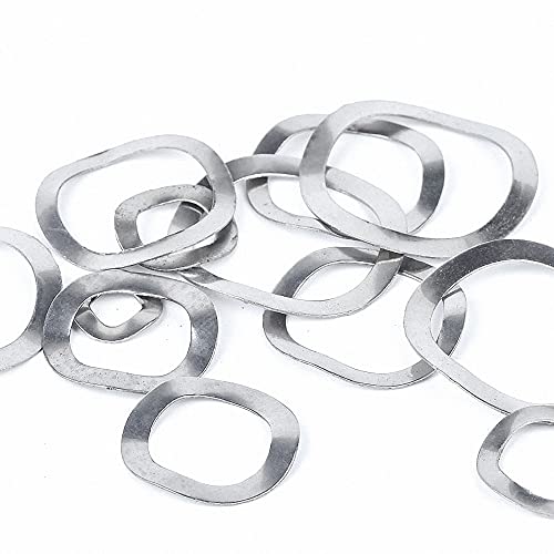Premium-Dreiwellenscheiben – M3 bis M31 – Federscheiben aus Edelstahl 304 for verbesserte Leistung(M4 x 8 x 0.3 50pcs) von QUVUOAIHK