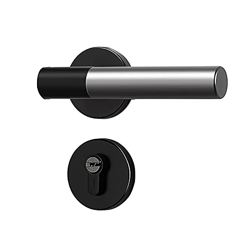 QUVUOAIHK Türschloss mit Sichtschutzhebel – Stummschaltung for Schlafzimmer, Badezimmer und Wohnungen(ModelA) von QUVUOAIHK
