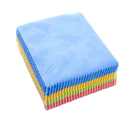 QUXVUIS 100 Stück Brillenputztücher bunt stylisch komfortabel stabil feine Verarbeitung Lange Lebensdauer unverwechselbares Reinigungstuch von QUXVUIS