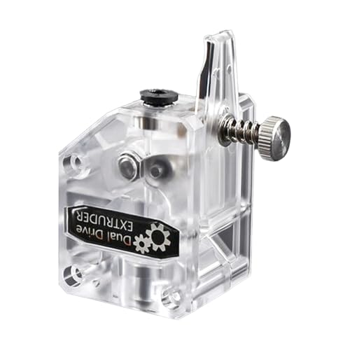 QUXVUIS Extruder Kit Kunststoff Dual Drive 3:1 3D Drucker TPU TPE Filament Reparatur Ersatz Upgraded Wartungsteile, Transparent QUXVUIS Extruder Kit Kunststoff Dual Drive 3:1 3D Drucker TPU TPE Filament Reparatur Ersatz Upgraded Wartungsteile, Transparent von QUXVUIS