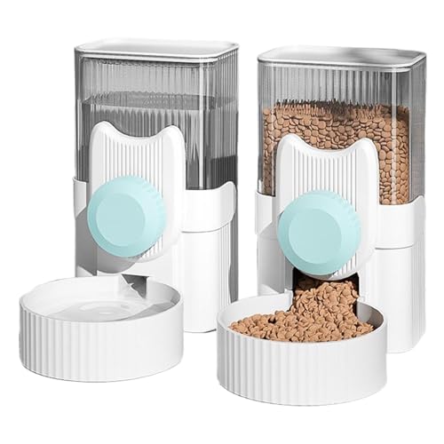 QUXVUIS Futter und Wassernapf für Katzen, Kaninchen, Meerschweinchen, Käfige, praktischer und stilvoller automatischer Futter und Wasserspender zum Aufhängen, B QUXVUIS Futter und Wassernapf für Katzen, Kaninchen, Meerschweinchen, Käfige, praktischer und stilvoller automatischer Futter und Wasserspender zum Aufhängen, B von QUXVUIS