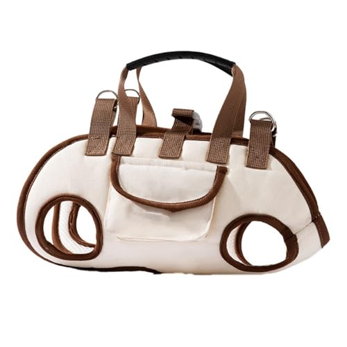QUXVUIS Hunde Freihand Schultertasche, tragbar, für Hunde und Katzen, Cross Handtasche, Schultertasche für den Außenbereich, Katzenkäfig – in verschiedenen Größen (), L von QUXVUIS