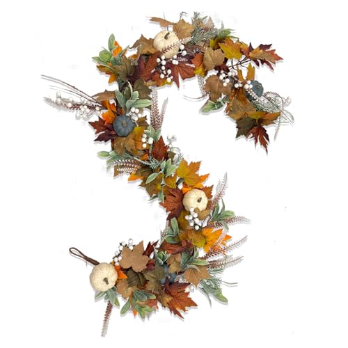 QUXVUIS Pottery Barn Herbstdekoration Thanksgiving Kränze Künstliche Blumen und Pflanzen für Thanksgiving Dekorationen im Innen und Außenbereich ABS QUXVUIS Pottery Barn Herbstdekoration Thanksgiving Kränze Künstliche Blumen und Pflanzen für Thanksgiving Dekorationen im Innen und Außenbereich ABS von QUXVUIS