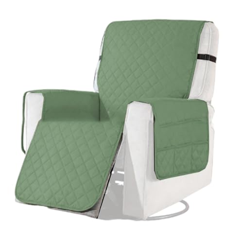 QUXVUIS Sessel Rutschfester Sessel und widerstandsfähiger Schoner, Stoff, langlebig, modisch, vielseitig, geeignet für Liegestühle, Armeegrün, S von QUXVUIS