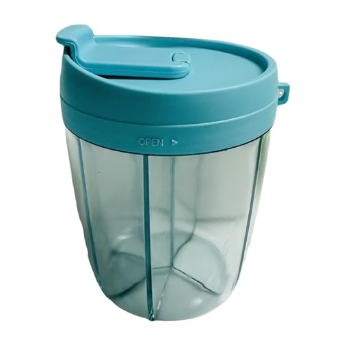 QUXVUIS Tablettenbox Morgens Mittags Abends Pillenbox Etui Für Reisegeschäft Großes Fach ABS Reisepillenorganizer, Bule QUXVUIS Tablettenbox Morgens Mittags Abends Pillenbox Etui Für Reisegeschäft Großes Fach ABS Reisepillenorganizer, Bule von QUXVUIS