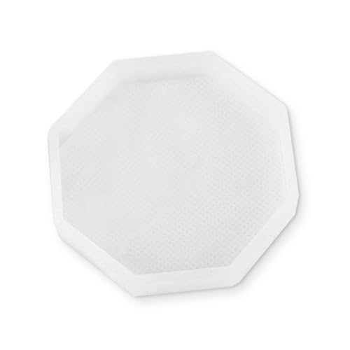 QUXVUIS Untersetzer Silikonform Basteln Desktop Home Handgemachte DIY Epoxidformen Personalisiertes Gießform Set Verwenden Sie Zubehör, Kleine achteckige Form von QUXVUIS