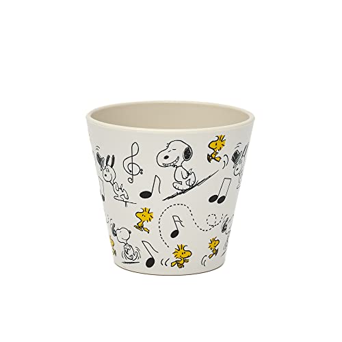 Quy cup Espresso – 100 % italienisches Design, hergestellt aus R-pet (Recycled Pet) in Lebensmittelqualität, Tasse 90 ml (Deckel nicht im Lieferumfang enthalten) / 0% Bisphenol-A und Melamin (SNOOPY von QUY CUP