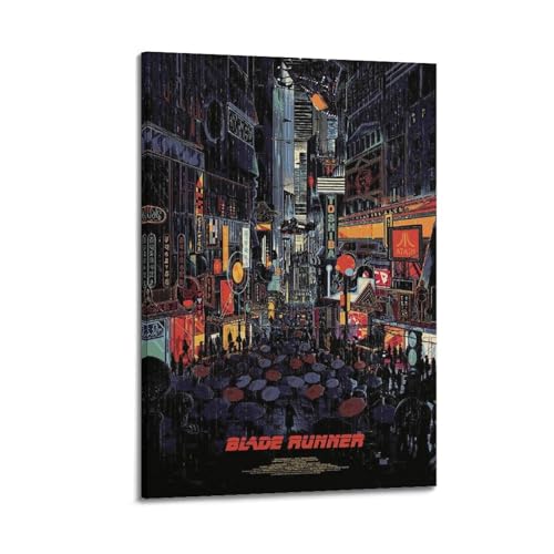 QUYEBRHFY Blade Runner Poster, Wanddekoration, Vintage-Kunstposter, Filmdekoration, Druckposter, Zimmer, coole Dekoration, 20 x 30 cm, Rahmenstil QUYEBRHFY Blade Runner Poster, Wanddekoration, Vintage-Kunstposter, Filmdekoration, Druckposter, Zimmer, coole Dekoration, 20 x 30 cm, Rahmenstil von QUYEBRHFY