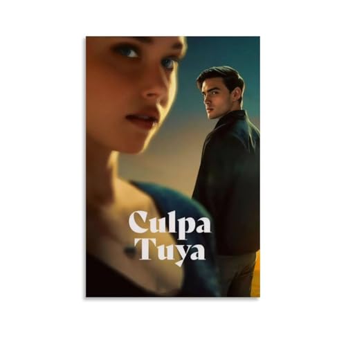 QUYEBRHFY Culpa Mia (my Fault) Poster, Wanddekoration, Vintage-Kunstposter, Filmdekoration, Druckposter, Zimmer, coole Dekoration, 40 x 60 cm, ungerahmter Stil von QUYEBRHFY