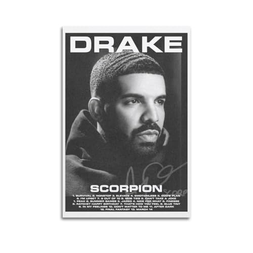 QUYEBRHFY Drake Poster, Wanddekoration, Vintage-Kunstposter, Filmdekoration, Druckposter, Zimmer, coole Dekoration, 40 x 60 cm, ungerahmter Stil QUYEBRHFY Drake Poster, Wanddekoration, Vintage-Kunstposter, Filmdekoration, Druckposter, Zimmer, coole Dekoration, 40 x 60 cm, ungerahmter Stil von QUYEBRHFY