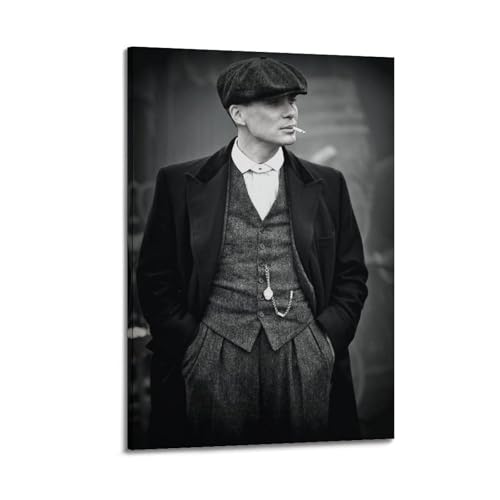 QUYEBRHFY Poster, Motiv: Peaky Blinders Thomas, Wandkunstdruck, Filmdekoration, 30 x 45 cm, Rahmenstil QUYEBRHFY Poster, Motiv: Peaky Blinders Thomas, Wandkunstdruck, Filmdekoration, 30 x 45 cm, Rahmenstil von QUYEBRHFY