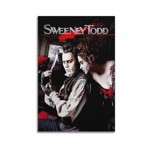 QUYEBRHFY Sweeney Todd Poster, Wanddekoration, Vintage-Kunstposter, Filmdekoration, Druckposter, Zimmer, coole Dekoration, 30 x 45 cm, ungerahmter Stil QUYEBRHFY Sweeney Todd Poster, Wanddekoration, Vintage-Kunstposter, Filmdekoration, Druckposter, Zimmer, coole Dekoration, 30 x 45 cm, ungerahmter Stil von QUYEBRHFY