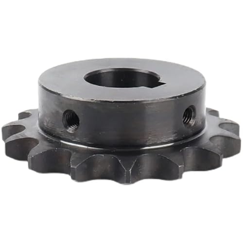 04C Kettenrad 45 Stahl 20/24/25/30/36/40 Zähne 10 mm 20 mm Keilnutbohrung Industrielles Kettenrad Motor Kettenantriebsrad(24 Teeth,17mm 5x2.3mm) von QVCTADPC