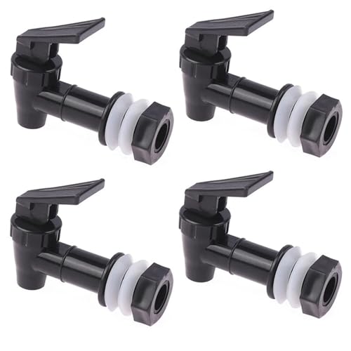 1/4PC Ersatz Kühler Schwarz Wasserhahn Wasser Dispenser Tap Set Kunststoff Zapfen Von Wasser Filter Spender Wiederverwendbare Zapfen auslauf(4PCS) von QVCTADPC