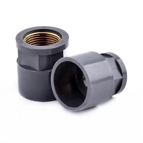 1-3 Stücke 20~32mm Bis 1/2~1 Zoll Grau Kupfer Innengewinde Rohr Buchse Gerade Garten Bewässerung Wasser Versorgung Rohr Verbindungen(20mm to 1I2 Inch,3Pcs) von QVCTADPC
