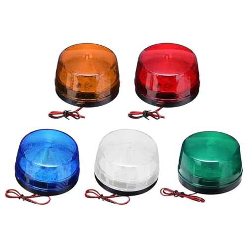 12V Strobe Licht Notfall Rotierenden Traffice Anzeige Auto Flash Leuchtfeuer Licht 1 stücke(White) von QVCTADPC
