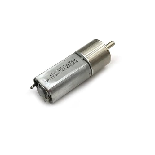 16 mm Vollmetall-Getriebemotor, DC 6 V – 12 V, langsame Geschwindigkeit, D-Welle, großes Drehmoment, Mikro-Getriebemotor(60RPM) von QVCTADPC