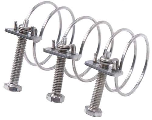1Pc Edelstahl Doppel Draht Schlauch Klemme Throat Hoop Feste Rohr Clip(28-32 x 2.0mm) von QVCTADPC