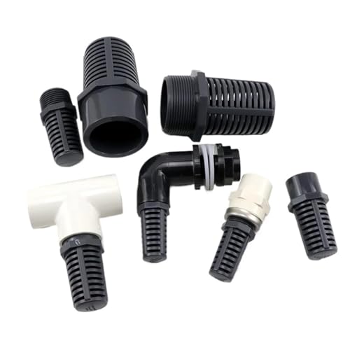 1Pc Wasserpumpe Filter Joint Fisch Tank Wasser Einlass Sieb Rohr Durchlässige Kappe Blume Korb Sieb Bildschirm(1I2 Male Thread) von QVCTADPC