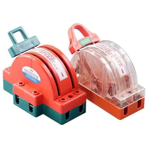 50/60HZ Umschalter Trennschalter Messer Umkehrschalter 32A/2P 63A/2P 100A/2P 100A/2P(63A 2P-Transparent) von QVCTADPC