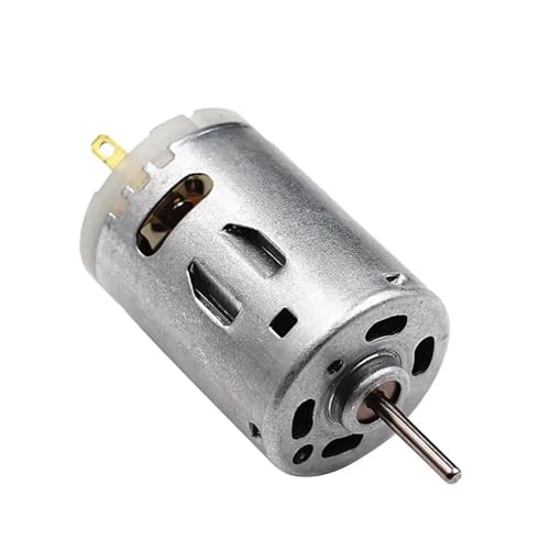 DC12V Motor RS385 DC 24V Doppelkugellager 1000 U/min 8500 U/min 6000 U/min 4500 U/min 3000 U/min Großes Drehmoment Geräuscharm(2PCS) von QVCTADPC