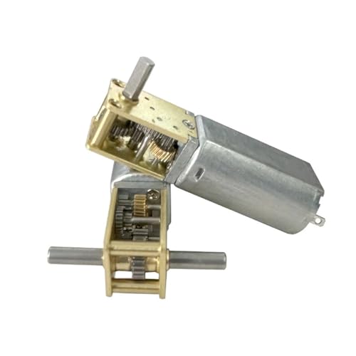 DC3V 6V 12V 1218-050 050 Getriebemotor Einzel-/Doppel-/Langwelle 4RPM-381RPM Langsamer Geschwindigkeits-Hochdrehmoment-Schneckengetriebemotor aus Metall(A 4RPM-16RPM_SINGLE SHAFT) von QVCTADPC