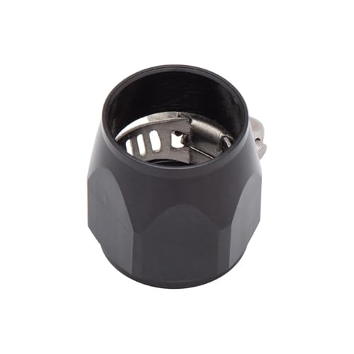 Energy AN4 AN6 AN8 AN10 AN12 AN14 AN16 AN18 37MM Schlauchschellen-Endstück Aluminium-Schlauchverbinder Schlauchschellen(AN16 BLACK) von QVCTADPC