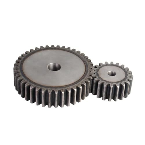 Mod 2 Stirnradgetriebe 2M 10-25 Zähne 45 Kohlenstoffstahl Dicke 20 mm Metall Mechanisches Getrieberitzel(23T) von QVCTADPC