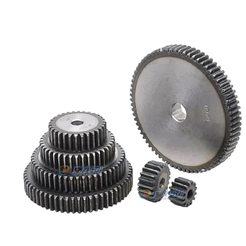 Stirnrad 1,5M Metallgetriebe Zahnrad 45 Stahl 1,5 Mod 76/77/78/80/81/82/83/84/85/86/88/89/90 Zähne(81T) von QVCTADPC