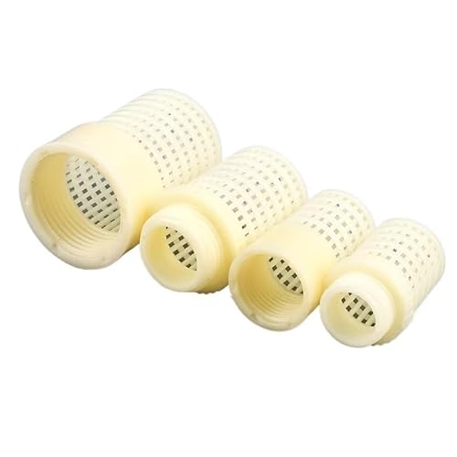 Weiß Weiblich/Männlich Filter Tasse Garten Bewässerung Fitting Aquarium Aquarium Filter Wasser(2 Inch Male) von QVCTADPC