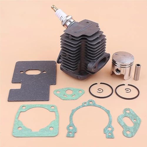 33mm Zylinder Kolben Kit Fit for TU26 CG260 Trimmer Pinsel Cu Dichtung Zündkerze Set von QVFMAJJDA