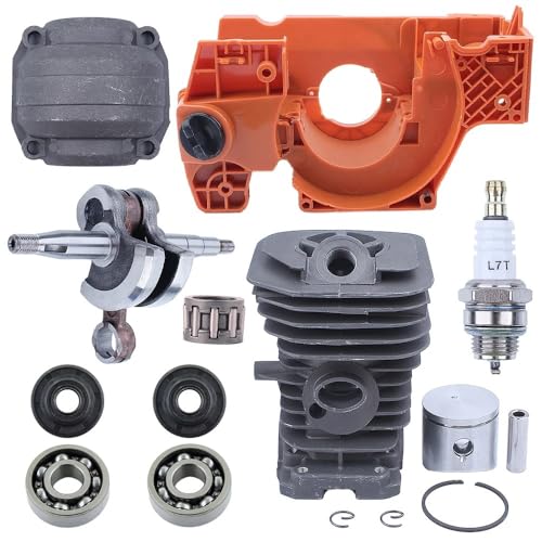 38MM Kurbelgehäuse Zylinder Kurbelwelle Motor Motor Rebuild Kit Fit for HUS 137 142 137E 142E Kettensäge Montage Überzogene von QVFMAJJDA