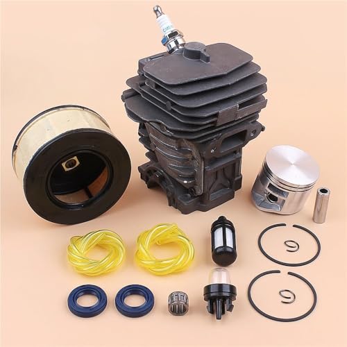 44mm Zylinder Kolben F Birne Fit for MS251 MS 251 Kettensäge Tune-Up Kit Garten Zubehör von QVFMAJJDA