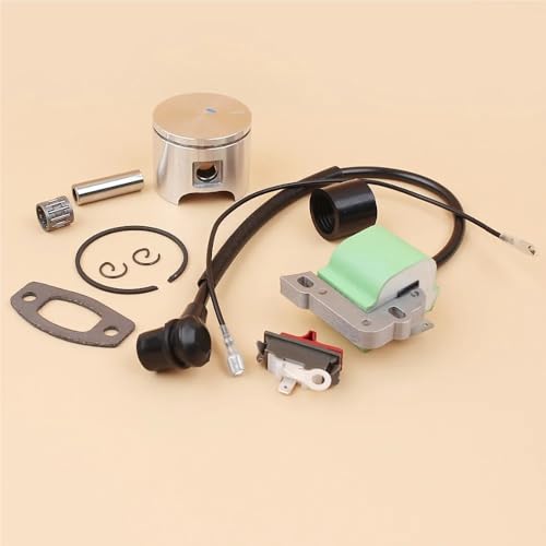 46mm Kolben Zündspule Modul Ansaugkrümmer Kit Fit for Hus 55, 55 R Kettensäge Motor Motor Ersatzteile von QVFMAJJDA
