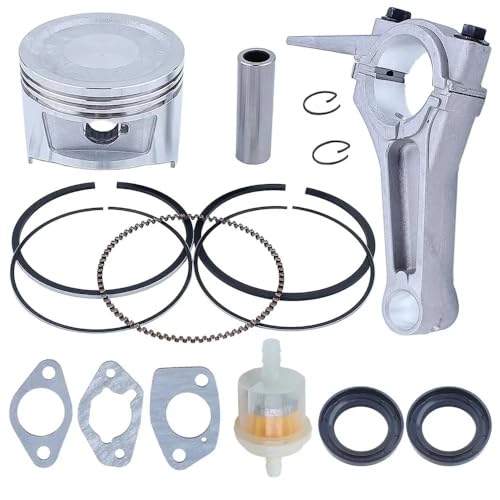 Motorpleuel 88mm Kolbenring Kurbelwellen-Öldichtungssatz Passend for GX390 188F 13HP Motor Rasenmäher Trimmer 13101-ZF6-W00 von QVFMAJJDA