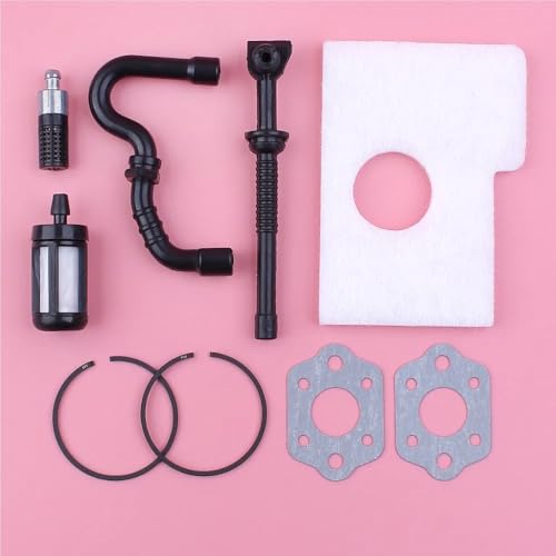 Öl Öl F Linie Schlauch Kolben Ring Vergaser Dichtung Kit Fit for MS180 018 MS170 017 MS 170 180 Kettensäge Teil von QVFMAJJDA