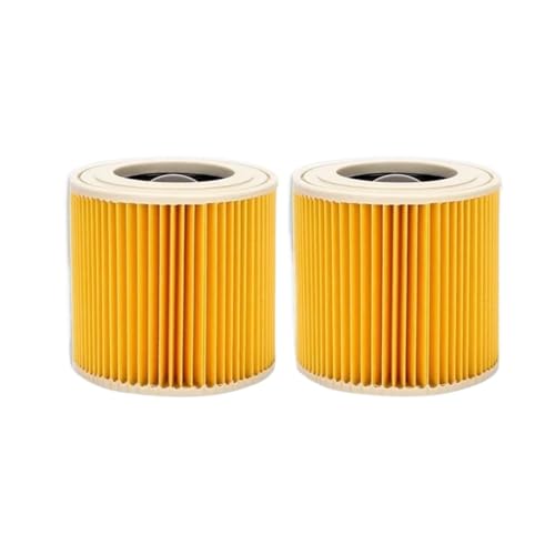 Ersatz-Kartuschenfilter. Kompatibel mit Kärcher WD1 WD2 WD3 MV2 MV3. Nass-Trocken-Staubsauger-Zubehör der Serie(2PCS) von QVIBRKQQZ