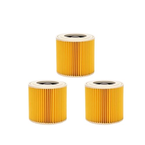 Ersatz-Kartuschenfilter. Kompatibel mit Kärcher WD1 WD2 WD3 MV2 MV3. Nass-Trocken-Staubsauger-Zubehör der Serie(3PCS) von QVIBRKQQZ