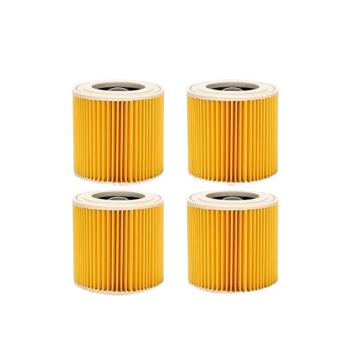 Ersatz-Kartuschenfilter. Kompatibel mit Kärcher WD1 WD2 WD3 MV2 MV3. Nass-Trocken-Staubsauger-Zubehör der Serie(4PCS) von QVIBRKQQZ